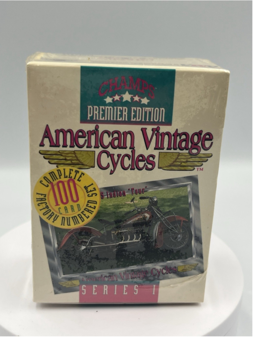 VTG 1992 Champs American Vintage Cycles Series 1 Factory Trading Card Set Sealed